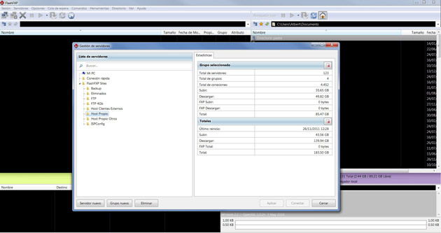 FXP programa gestor de FTP